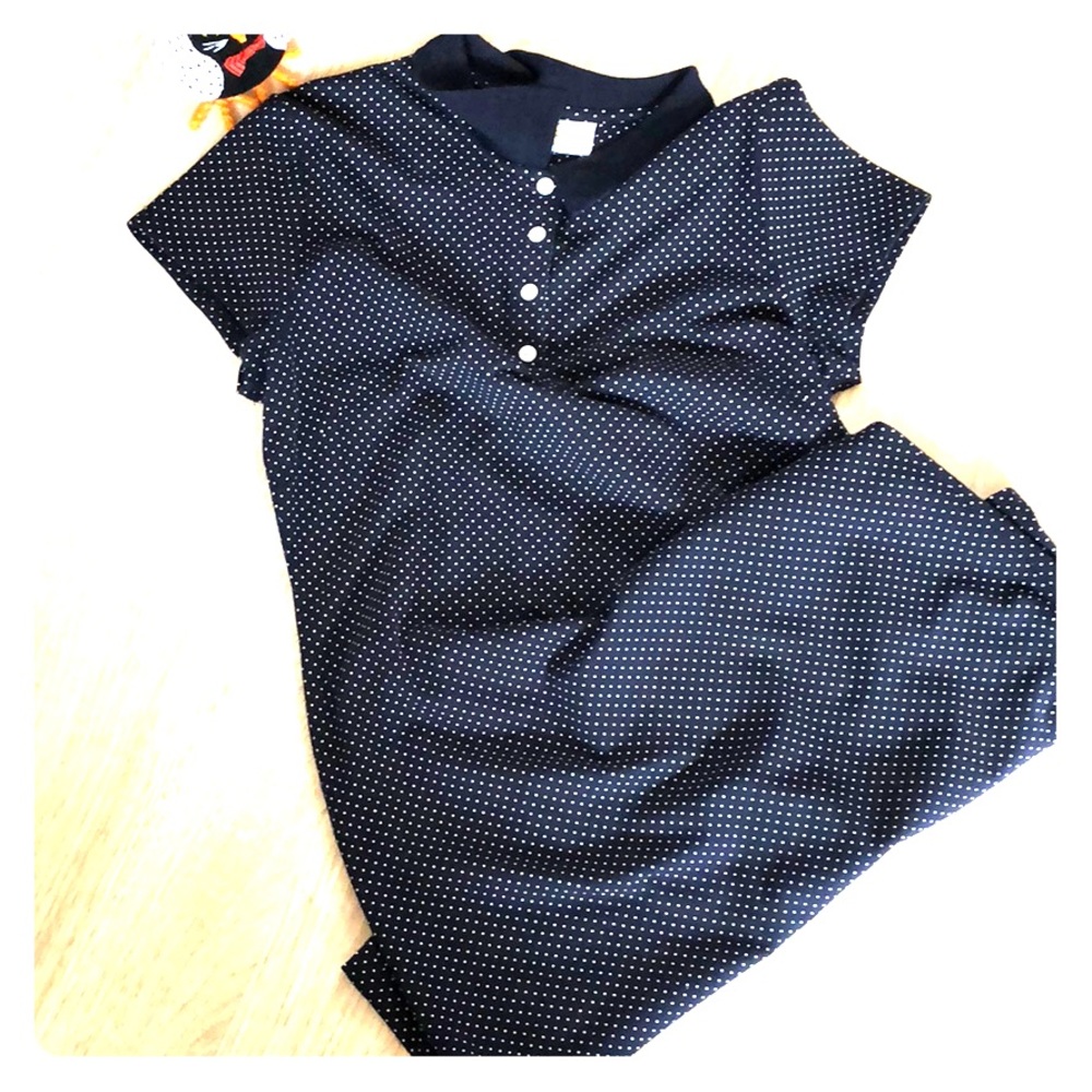 🔴LIKE 4 DISCOUNT‼️Talbots Navy Blue Polo Dress🌀